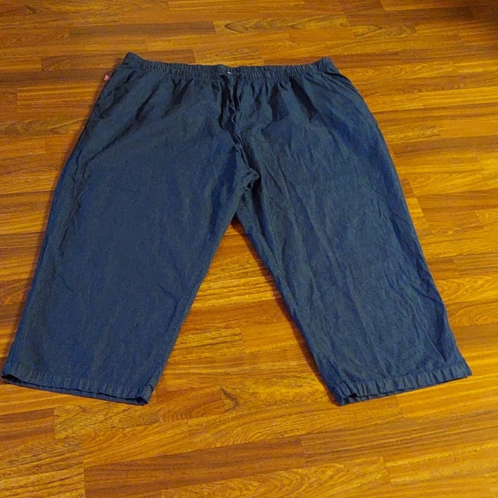 Woman Within Drawstring Denim Pants